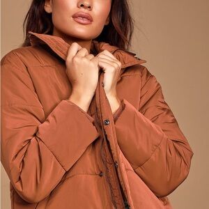 RVCA Eezeh Cropped Puffer (sequoia, small)